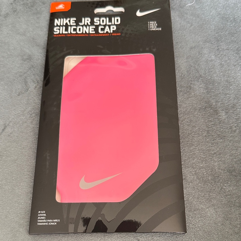 Nike Junior Solid Pink Silicone Cap